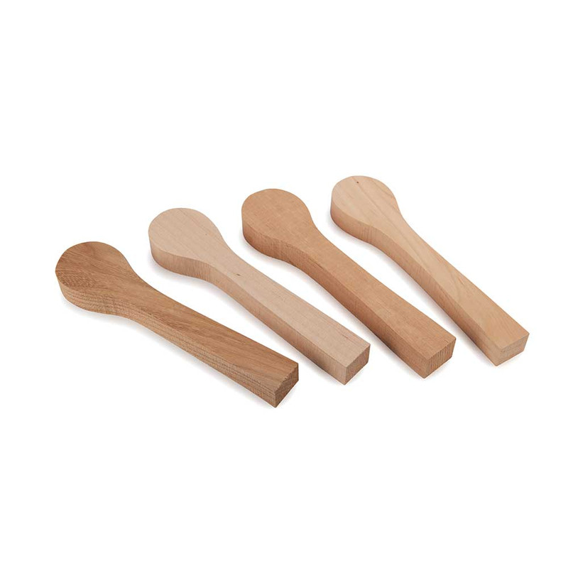 Mini Spoon Blank Set - Elm, Euro-Walnut, Maple and Alder - 4 Piece